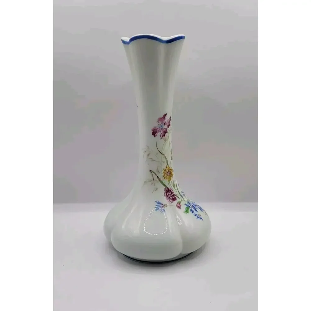 Vintage Rochard Limoges France Wild Flower Floral Porcelain 7